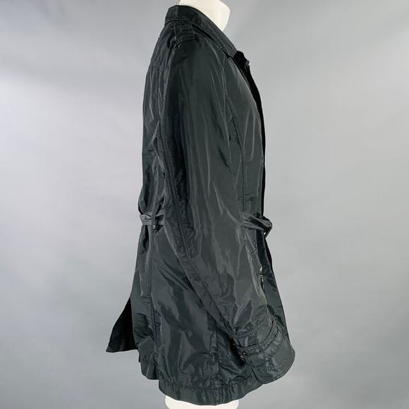 CoSTUME NATIONAL Size S Green Black Iridescent Polyester Jacket - Picture 3 of 8